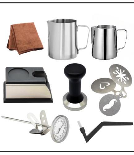 Bean Bliss Premium Barista Kit For Coffee Machine | Coffee Machine Accessories | Basic Barista Kit For Coffee Machine