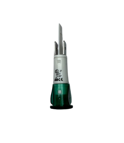 Green Indicator Pilot Lamp – 250V, Ø13.5mm Head, FAEMA/SPINEL Compatible