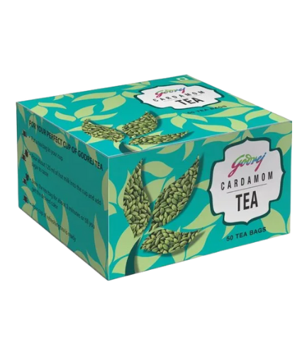 Godrej Cardamom Tea Bags – A Perfectly Blended Tea with the Rich Flavor of Cardamom