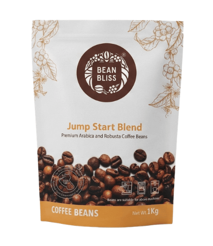 Jump Start Blend Coffee Beans – Rich, Bold Premium Arabica & Robusta Roast