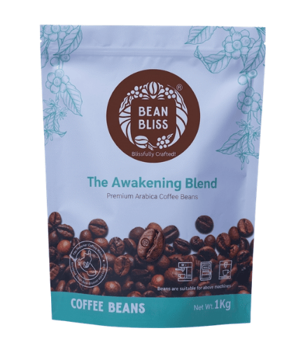 Bean Bliss Bold & Smooth Awakening Blend – 100% Arabica Premium Coffee Beans