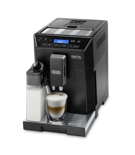 DeLonghi Ecam44.660.B|Eletta Cappuccino|Bean To Cup Fully Automatic Coffee Machine|8 Inbuilt Recipes - Cappuccino, Latte, Espresso & More|15 Bar Pressure|1450 W|Free Demo & Installation (Black)