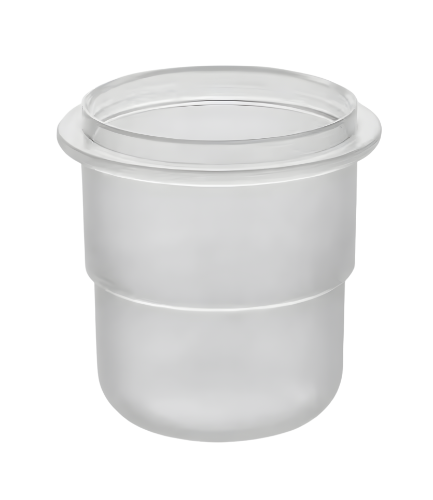 Bean Bliss 58mm Clear Plastic Coffee Dosing Cup – Precision Espresso Tool for Portafilter Handle – Barista Accessory for Home, Kitchen, Café & Coffee Stations